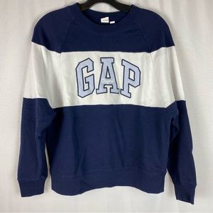 Original GAP Blue Color Block Sweatshirt
